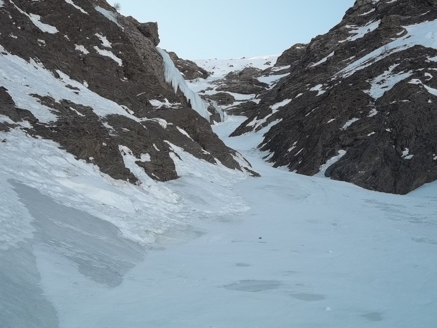 couloir nord vu du bas