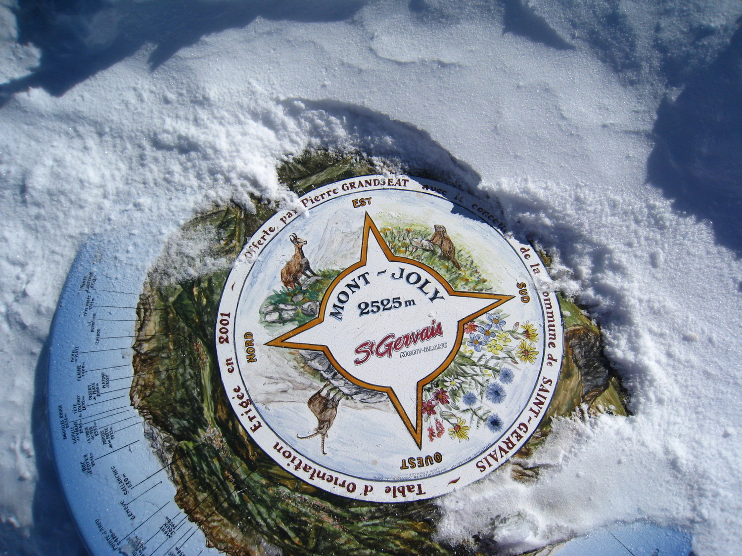 Mt Joly - table d'orientation