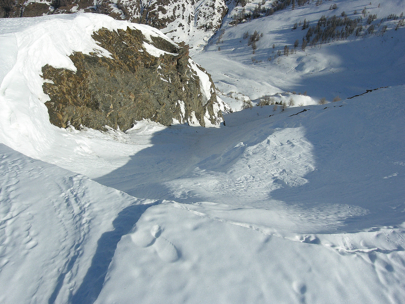 l'entrée du couloir