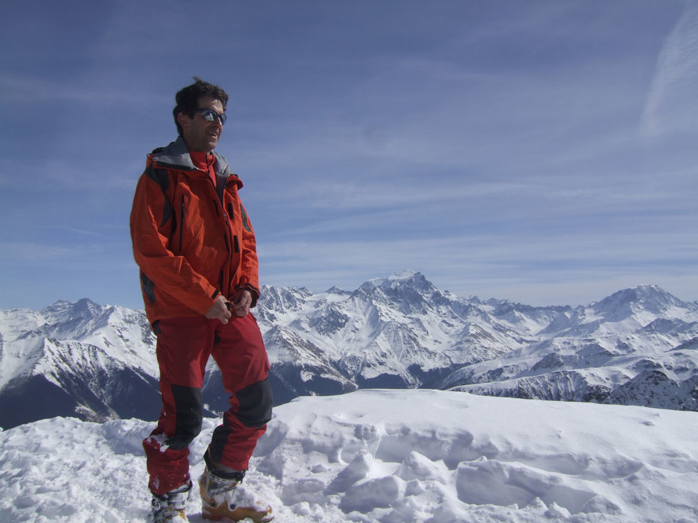 Rapha au sommet - derrière le grand combin !