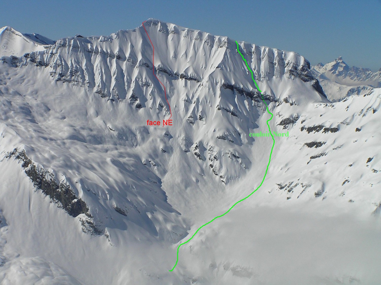 Tracé du couloir(photo empruntée à Willy Bourgeois)