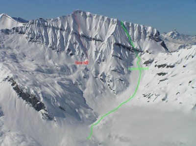 Tracé du couloir(photo empruntée à Willy Bourgeois) Tracé du couloir(photo empruntée à Willy Bourgeois)