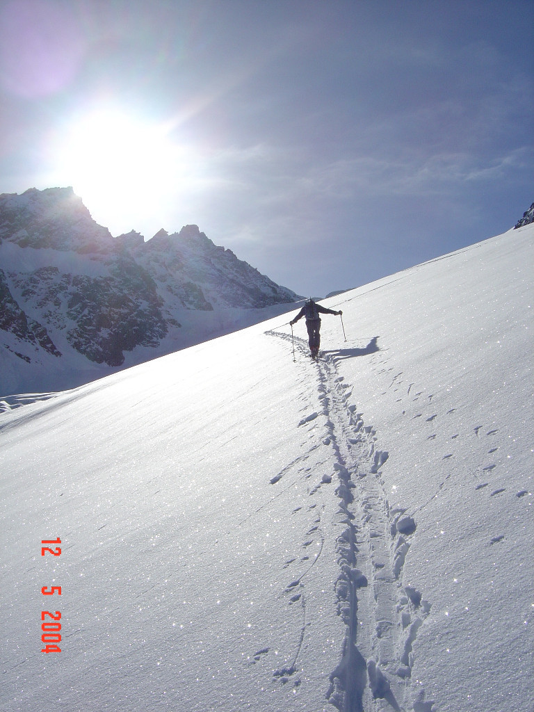 Sur le glacier de Boveire