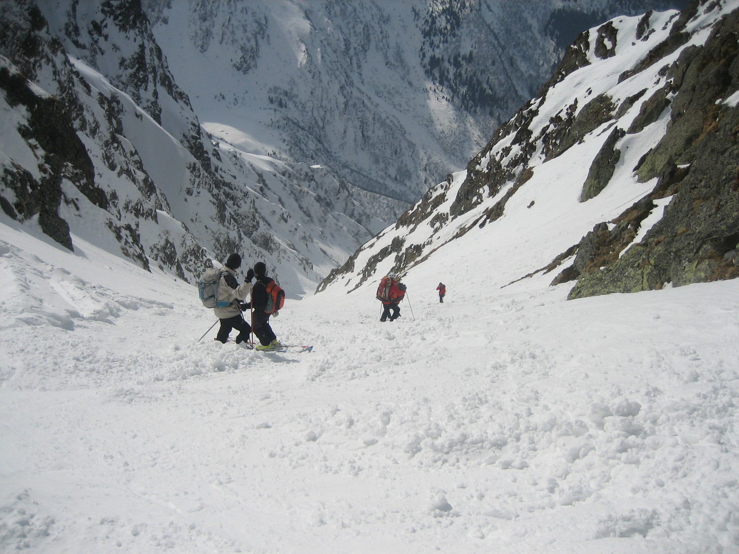 Le haut du couloir du Pertuis