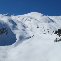 Pointe du Dard, depuis le lac Tournant