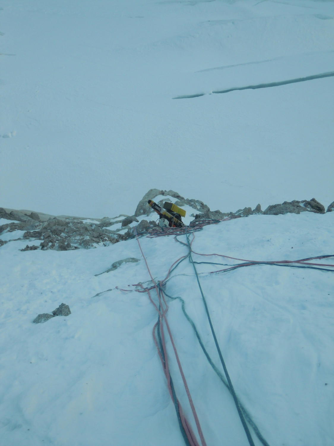 Dans le bas, quelques (rares) sections en neige