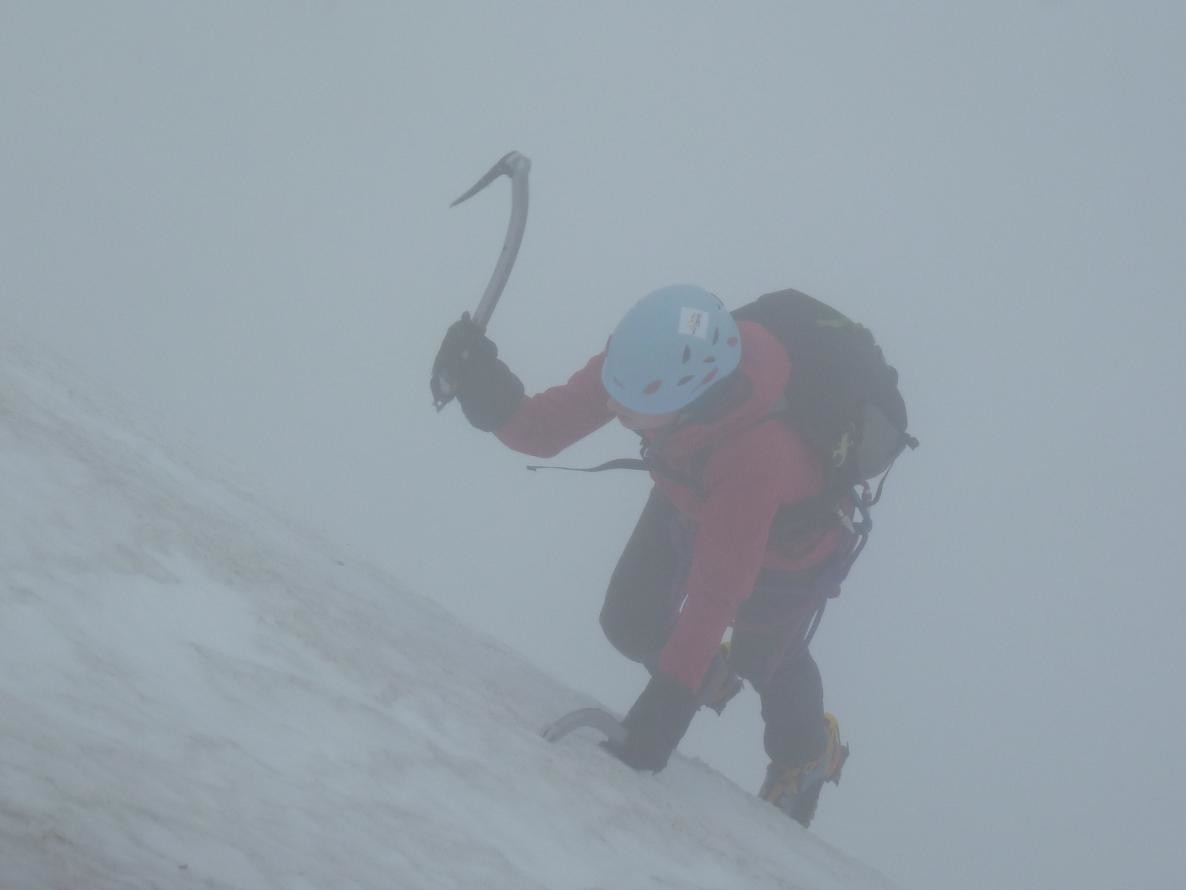 Une C2Ciste dans le brouillard vosgien.