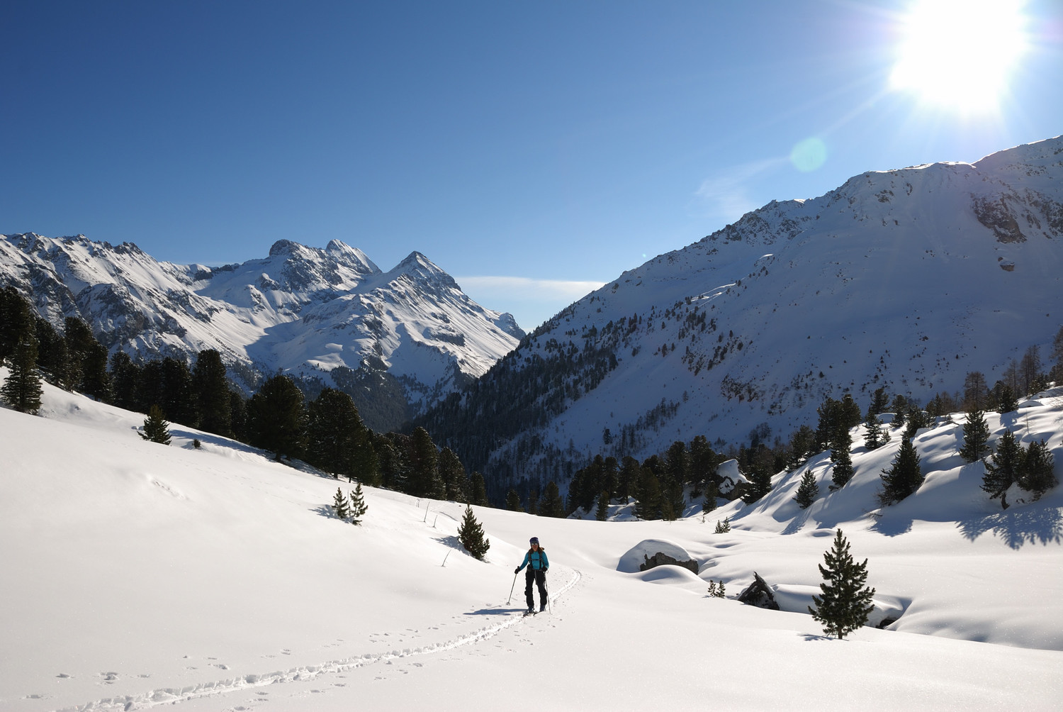 Montée du Val Tschitta (Grisons)