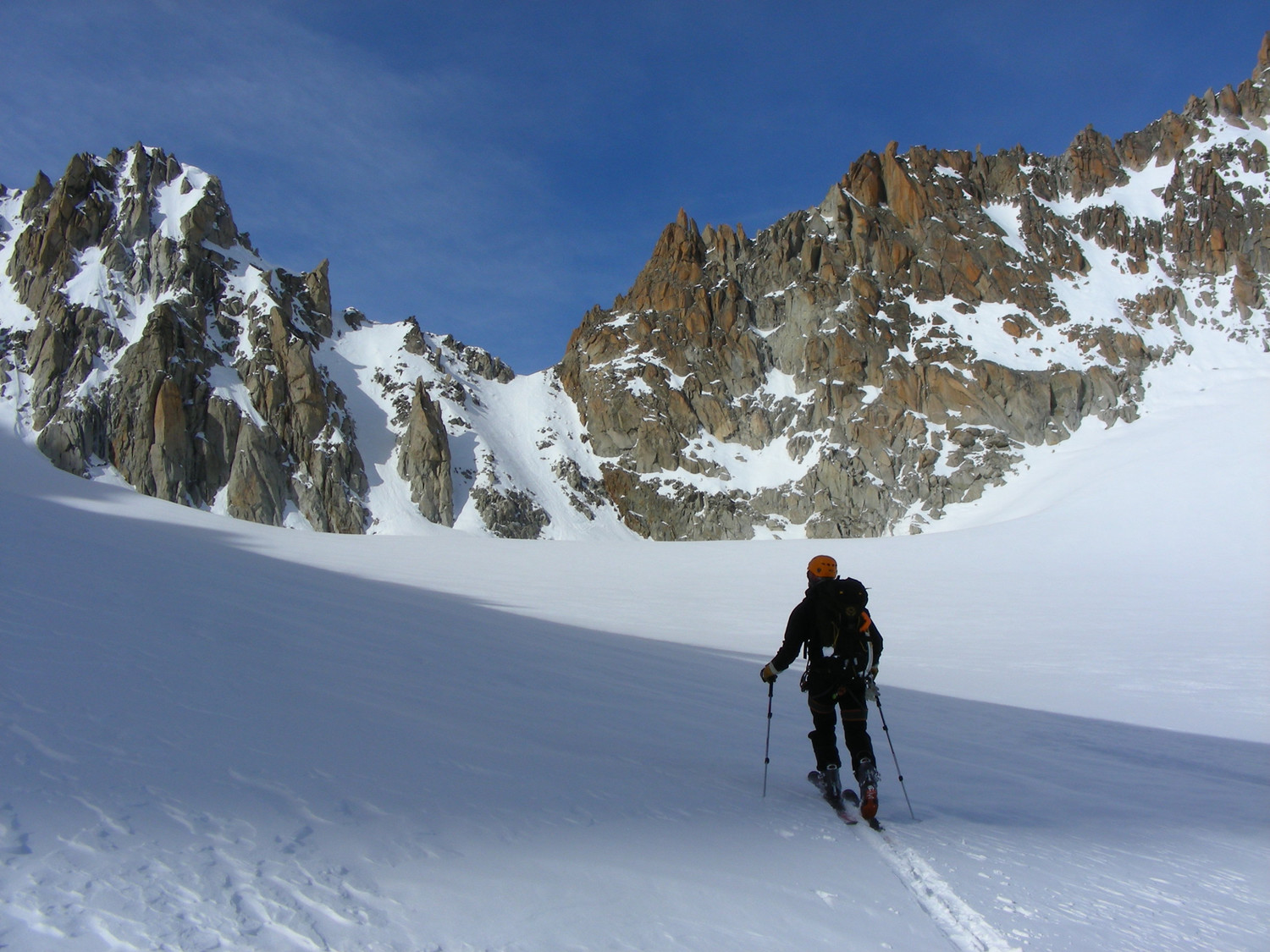 Montée vers la Fenêtre du Tour, versant Saleina