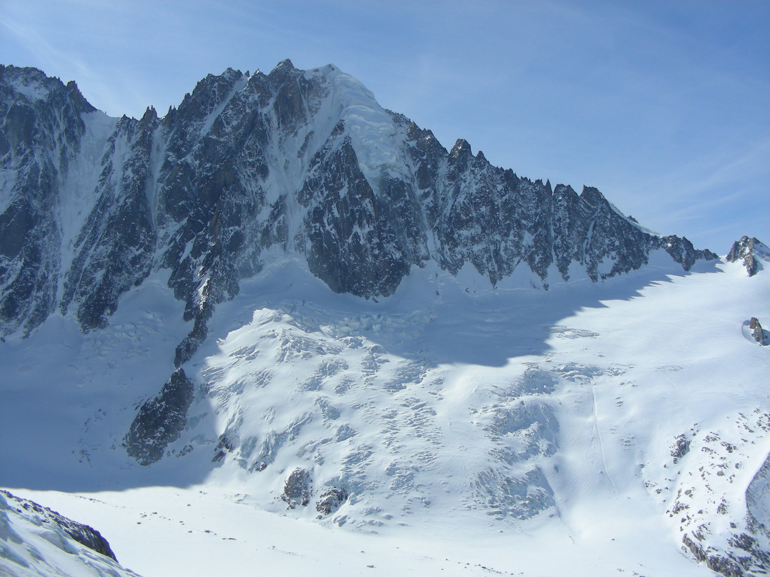 Face N de l'Aiguille Verte