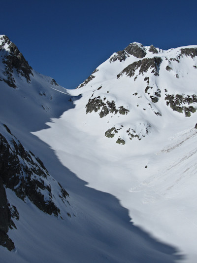 Traversée de Belledonne : col de la Bourbière