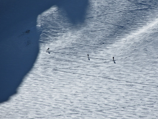 Traversée de Belledonne : sous le Pic du Frêne