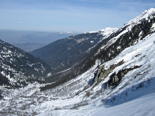 Traversée de Belledonne : bas du vallon des Férices