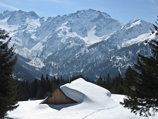 Traversée de Belledonne : habert de la Perrière