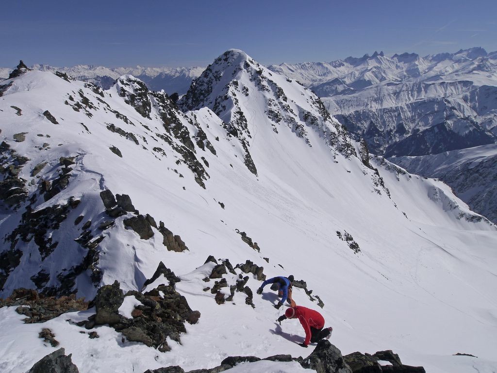 Derniere petite difficulte avant le sommet
