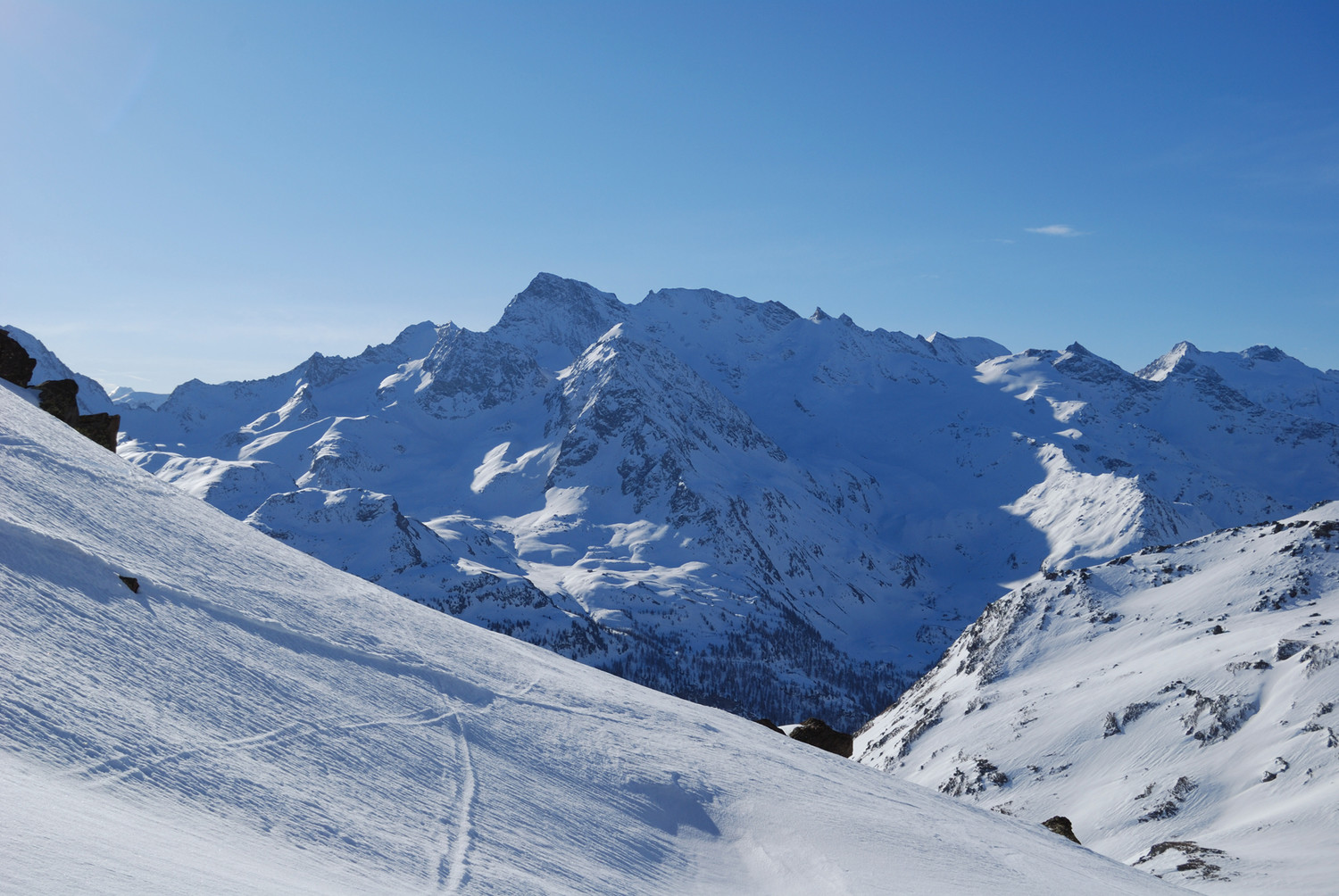 La Grande Rousse 3607m durante la salita alla Testa del Rutor da Bonne