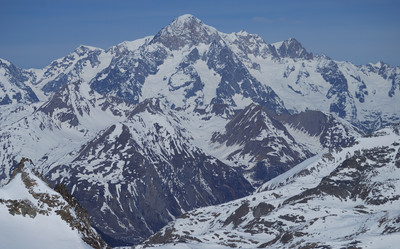 Il Monte Bianco 4808m dalla Testa del Rutor 3486m