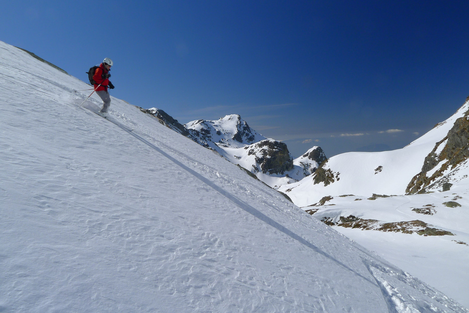 De belles sections en poudreuse compacte
