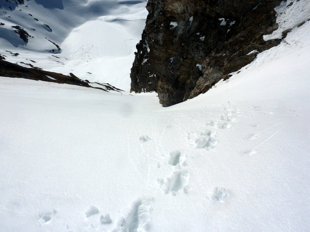 Sortie du couloir du lac d'Oncet