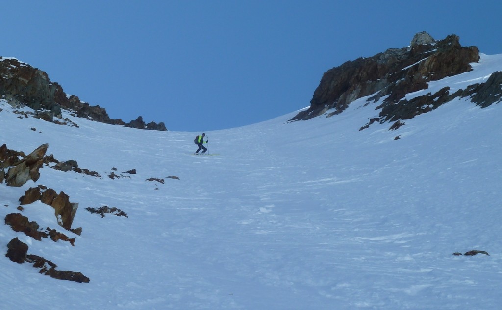 In discesa nel canalone
