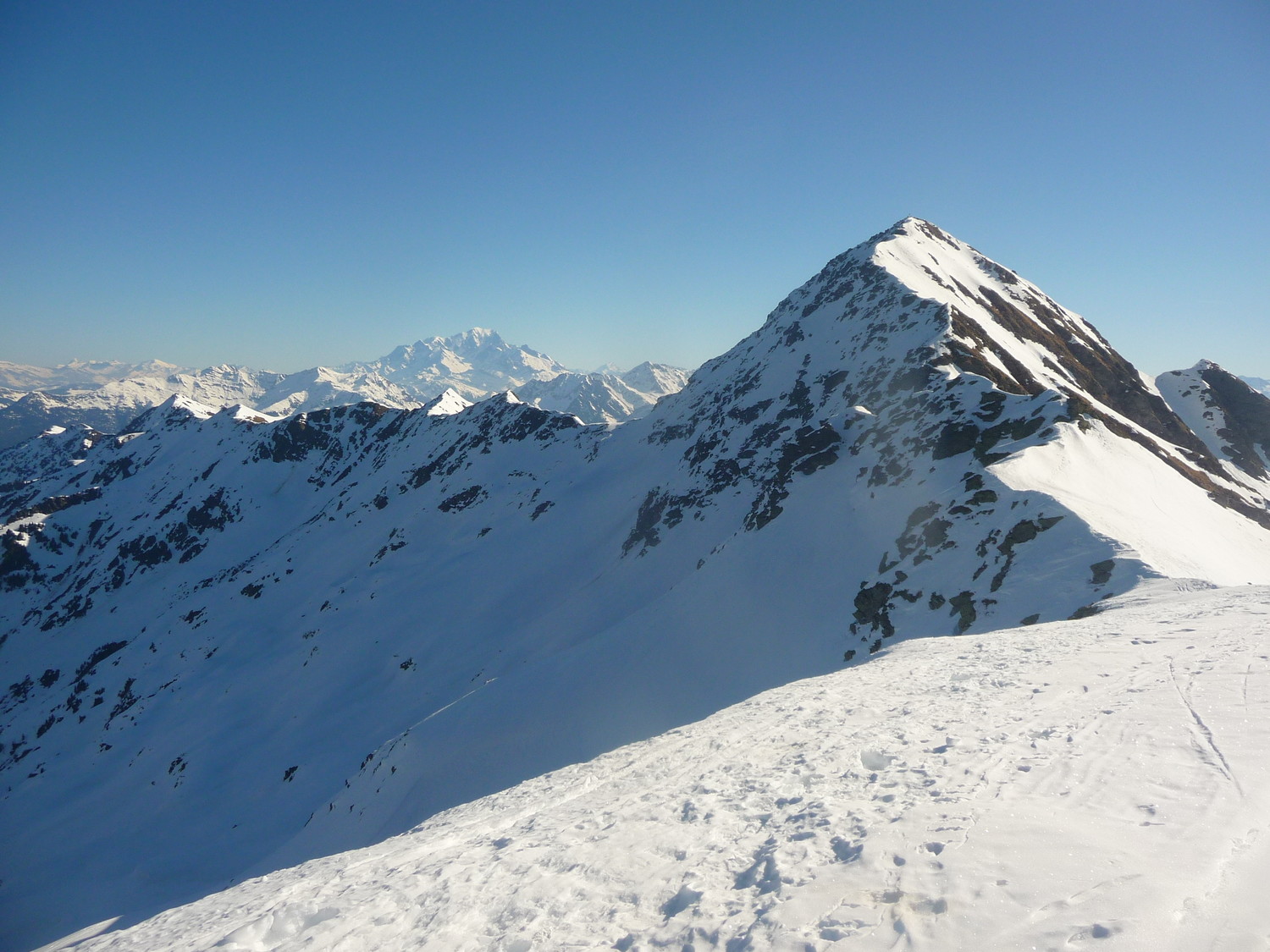 Du sommet du petit arc,joli panorama