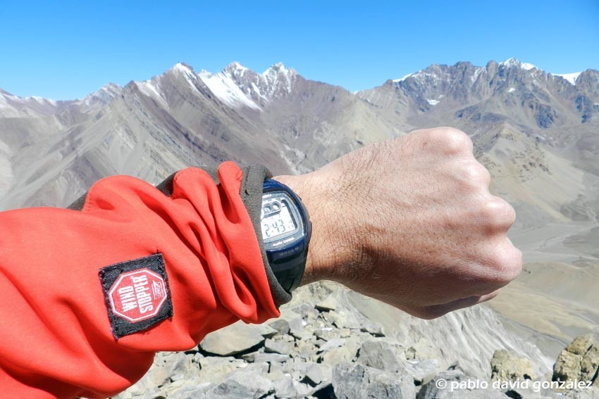 En la cumbre del Serrata 4229m