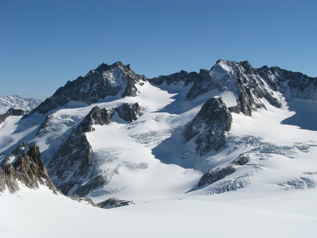 Glacier de Saleina + grande Lui (à droite)