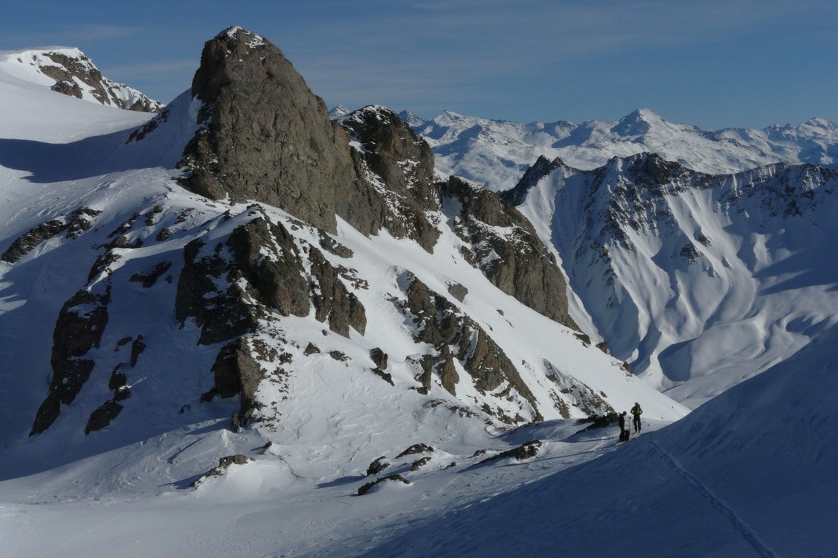 Au collet, au pied du Mollard des Boeufs