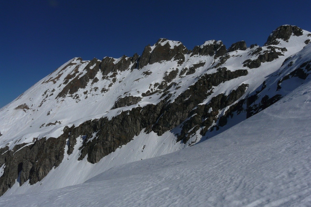 Pointes du Mouchillon, versant W