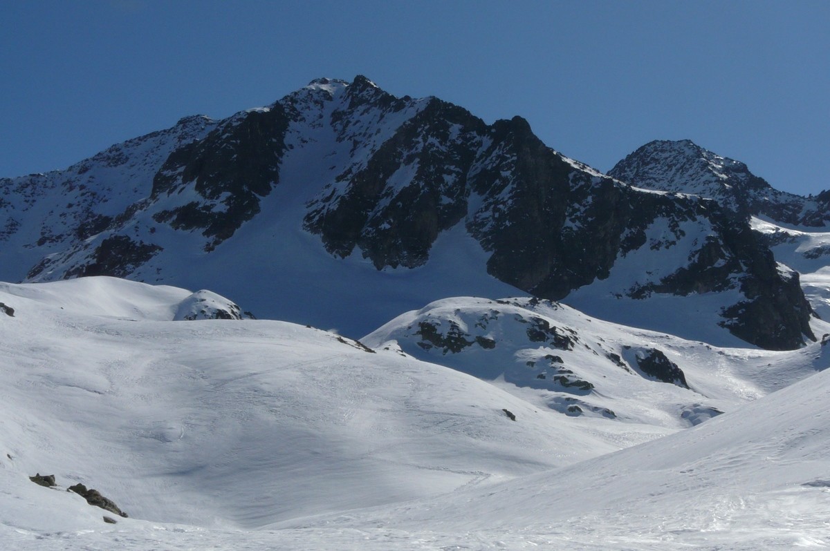 Rocher Blanc antécime W, couloir NW