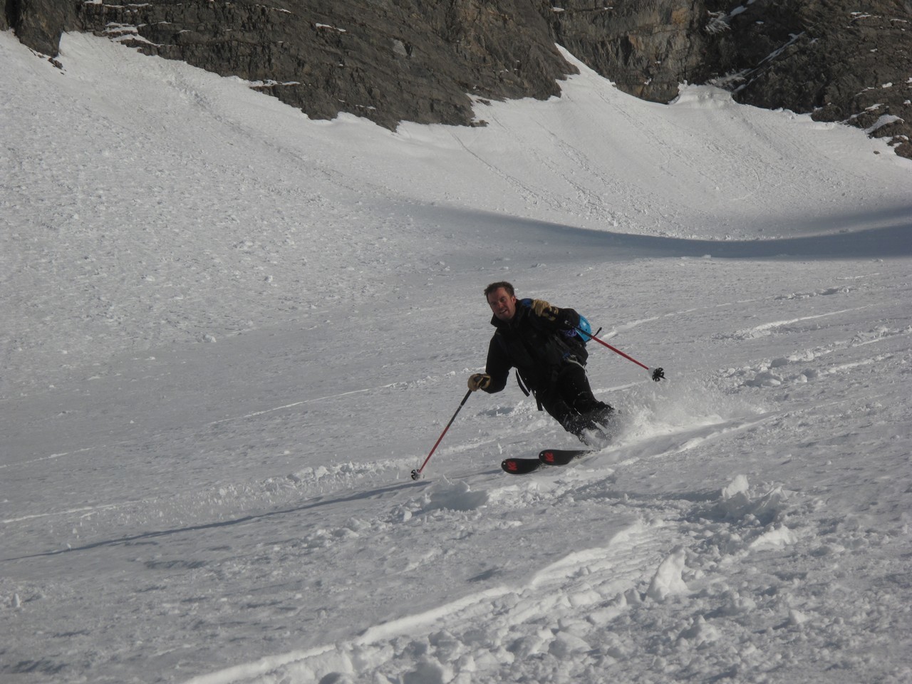du beau ski dans la combe des Outans