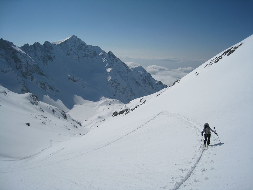 Montée au col de Roche Noire, Grande Lance de Domène