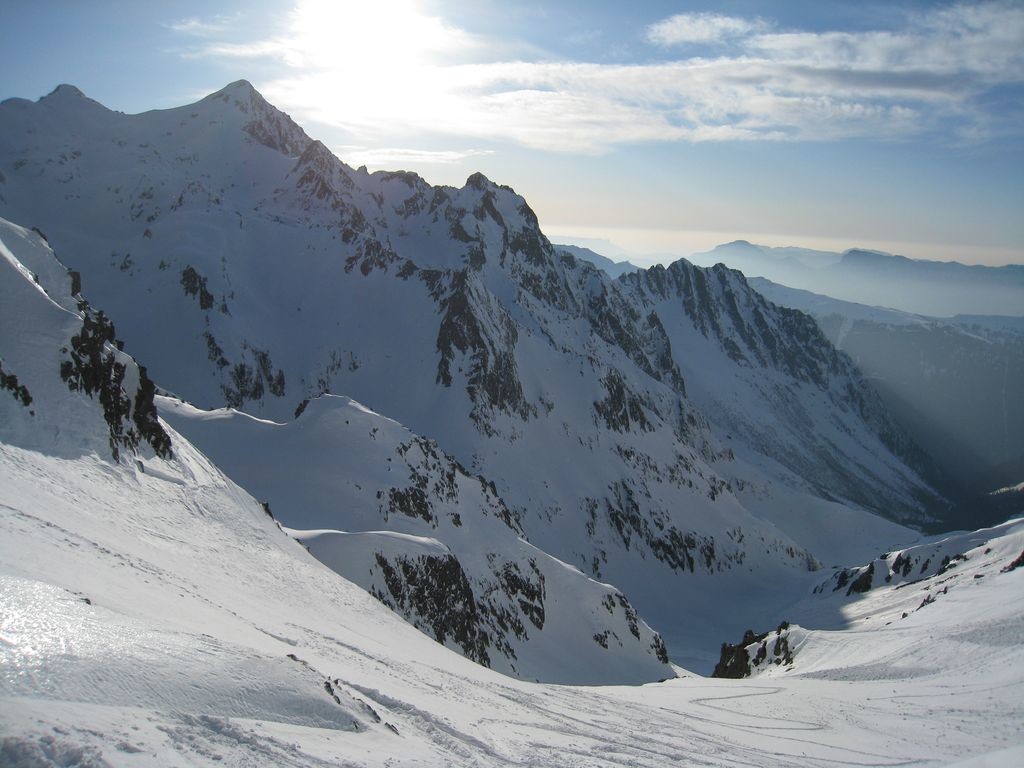 Au col de la Croix, Rocher Blanc et Rocher Badon