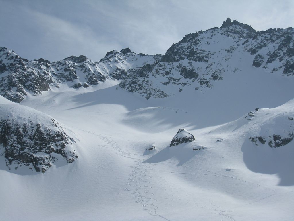 Descente dans la vallée de St Hugon, sous le Grand Crozet