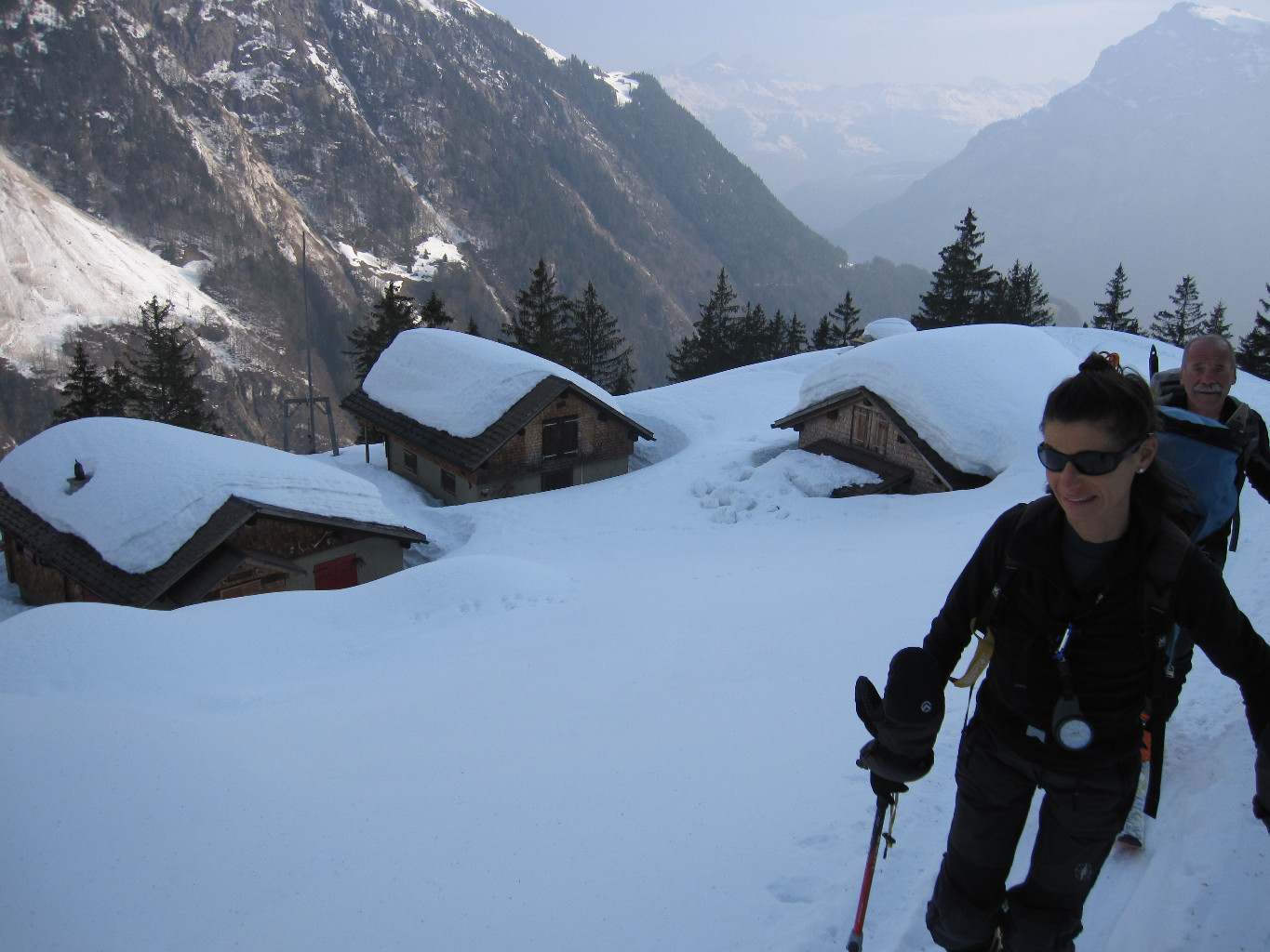 Alpe Ellbogen salendo al Rot Stock