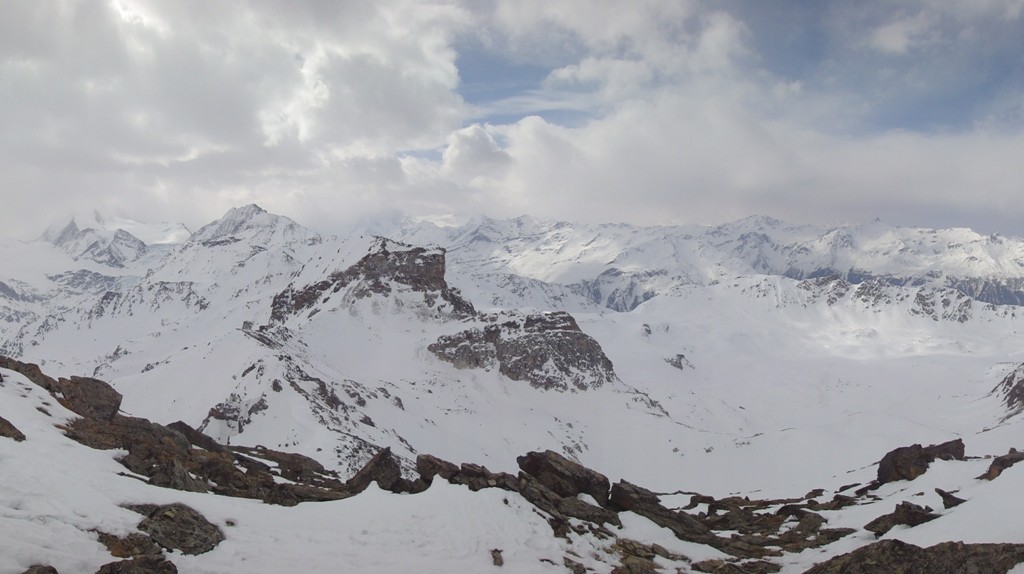 Panorama de la Pte de Tourtemagne, direction le Boudri