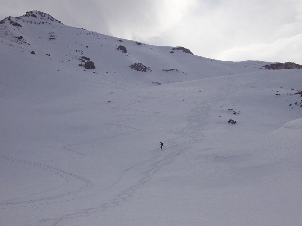 Descente de la Pte de Tourtemagne, Clem a fait des 8...