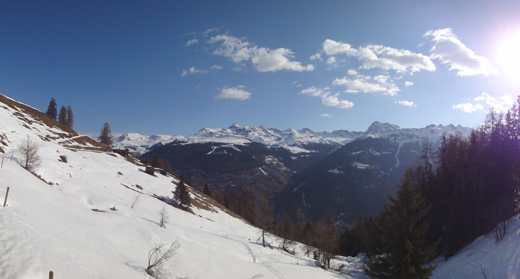 Les Luisannes, vue sur St-Luc