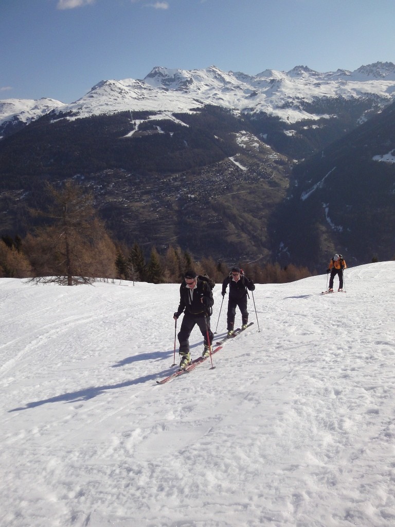 Montée vers l'alpage d'Orzival