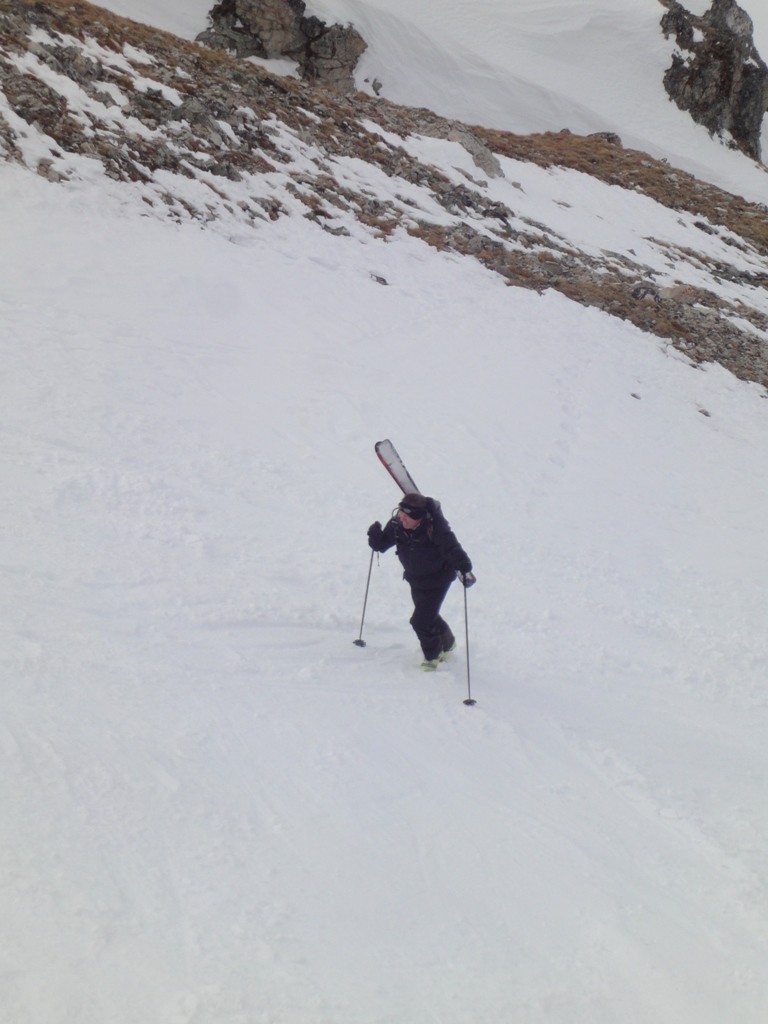 Dernière arête du Roc d'Orzival