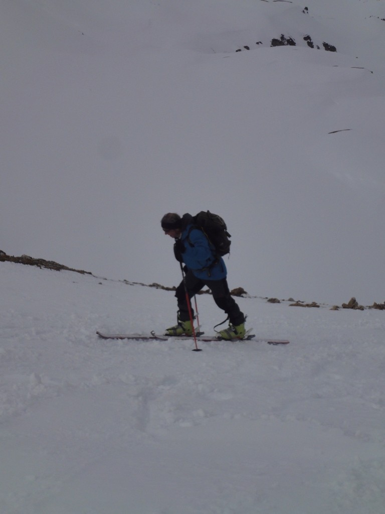 Arrivée au Roc d'Orzival