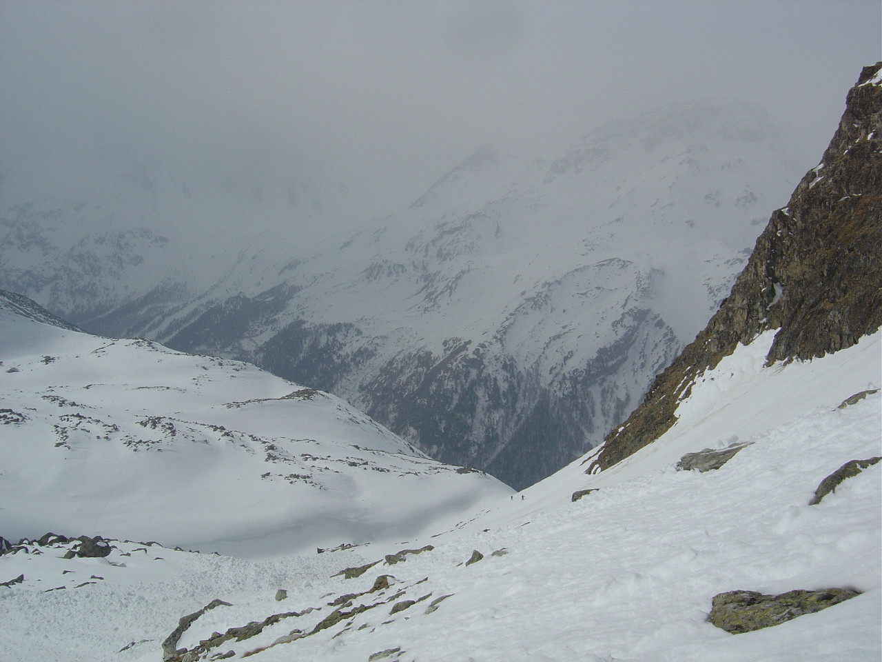 Les montagnes d'Arolla ont disparu...
