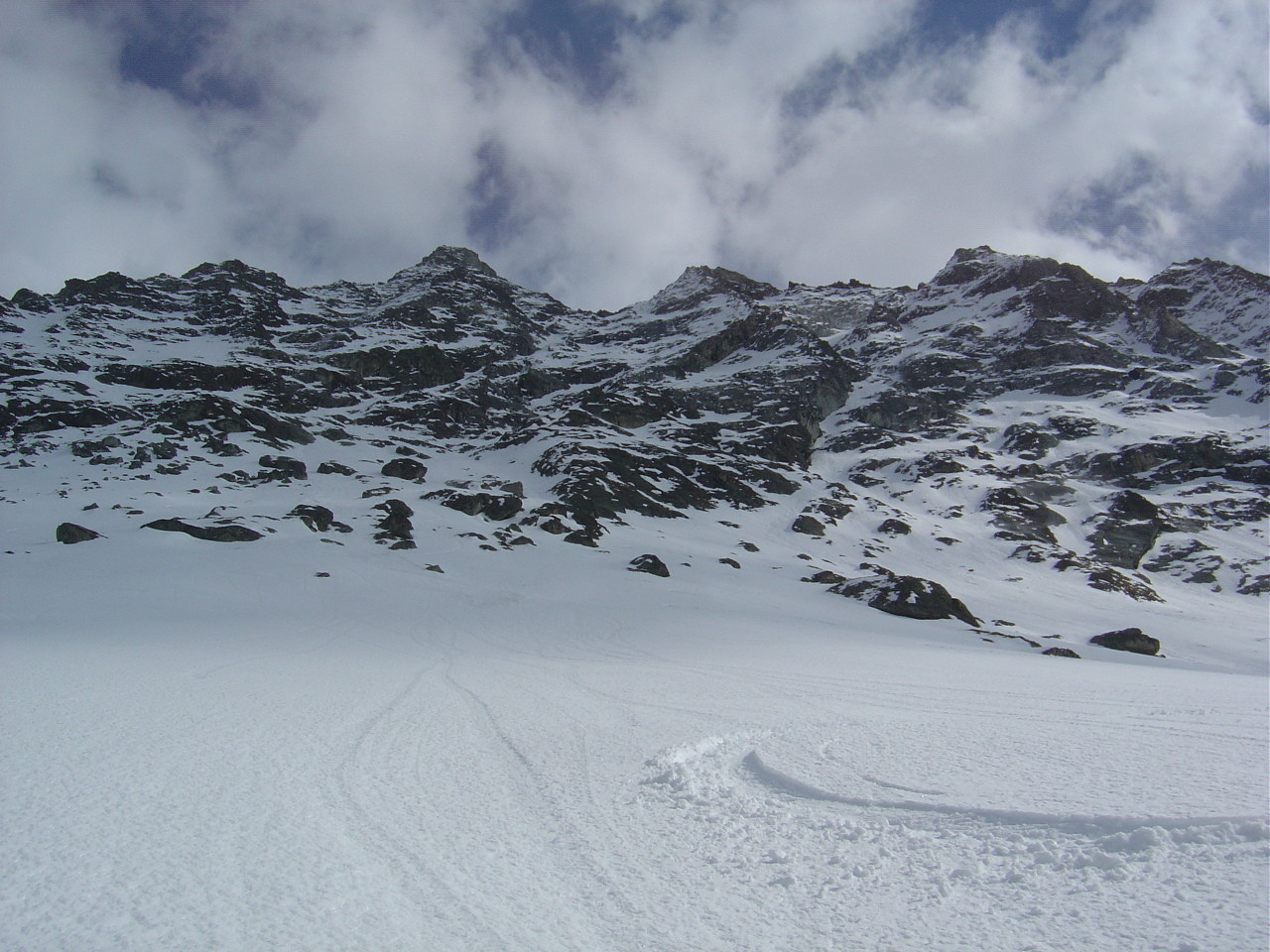 Difficile d'imaginer qu'on vient de là-haut à ski...