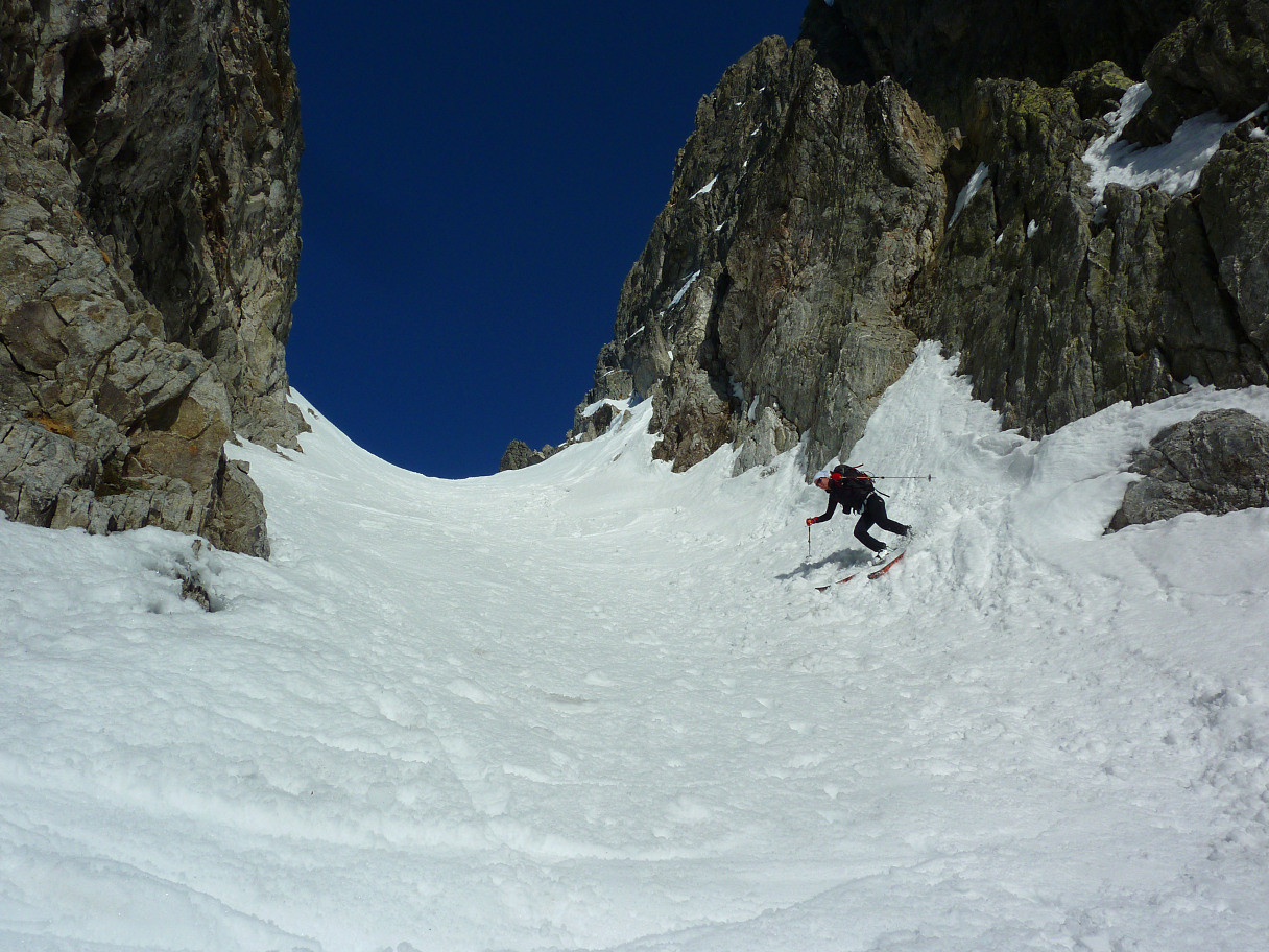 Rocher du Grand Jet : Couloir W
