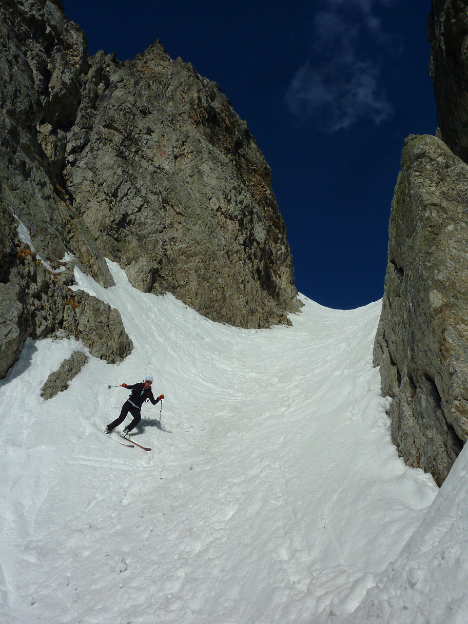 Rocher du Grand Jet : Couloir W