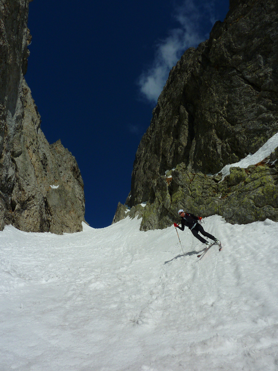 Rocher du Grand Jet : Couloir W
