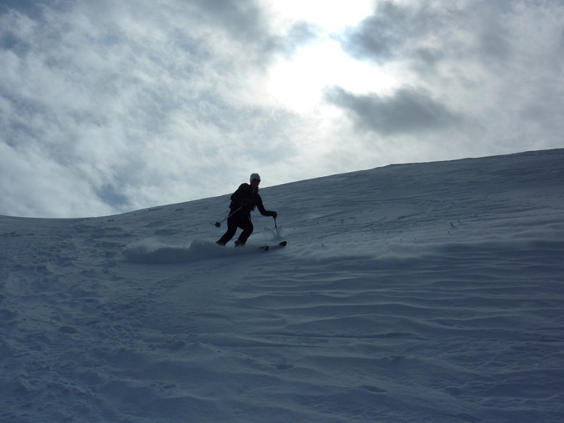 En versant NW du Col de Sarvatan