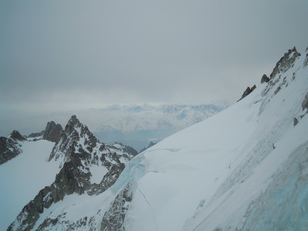Un bout de l'arête Forbe depuis l'éperon Migot