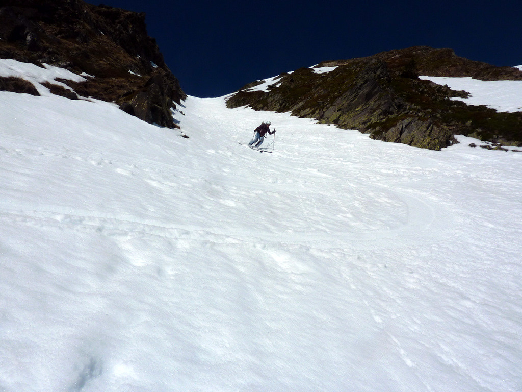 haut du couloir E de la Bonida