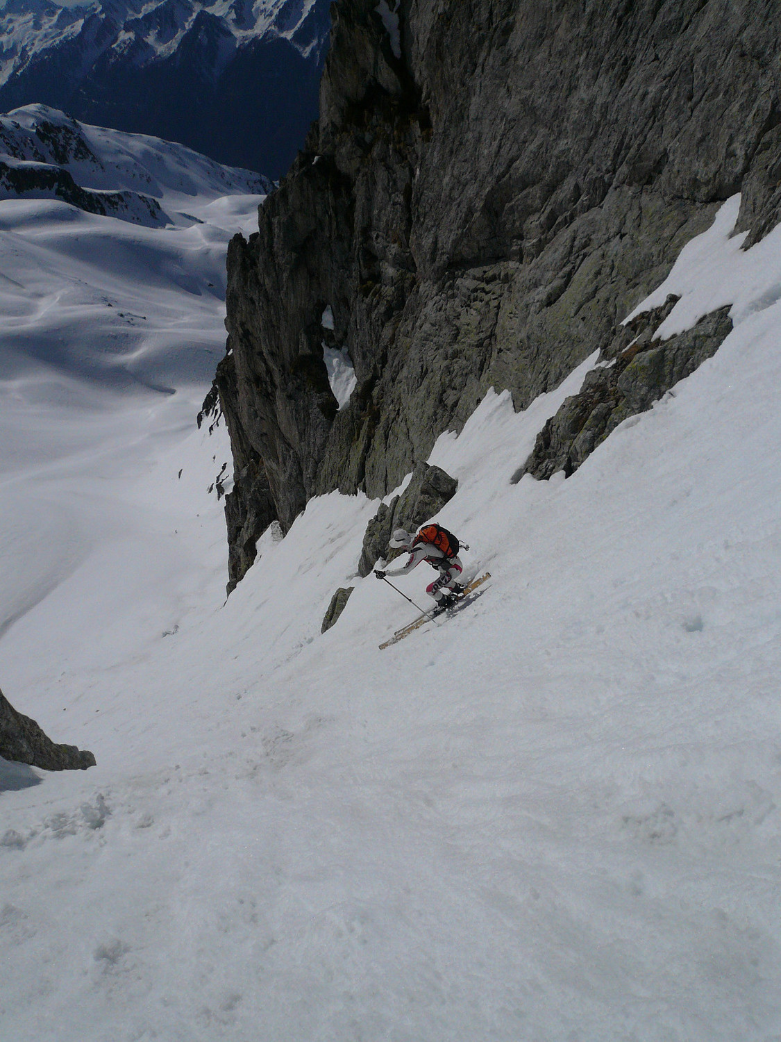 Couloir SW du Petit Jet, court mais bien joli.